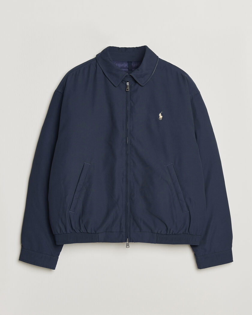 Polo Ralph Lauren Woven Twill Windbreaker Refined Navy – Blå