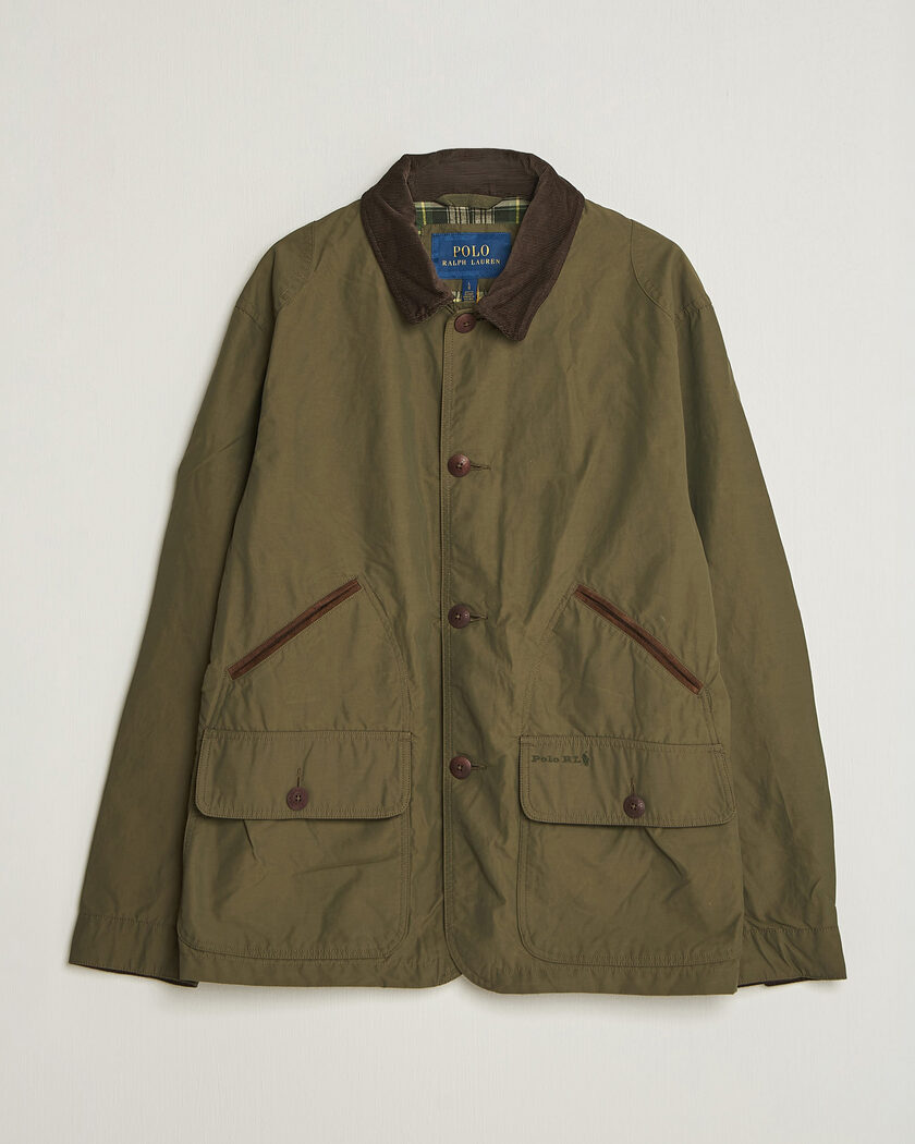  Polo Ralph Lauren Cotton Nylon Field Jacket Canopy Olive – Grønn