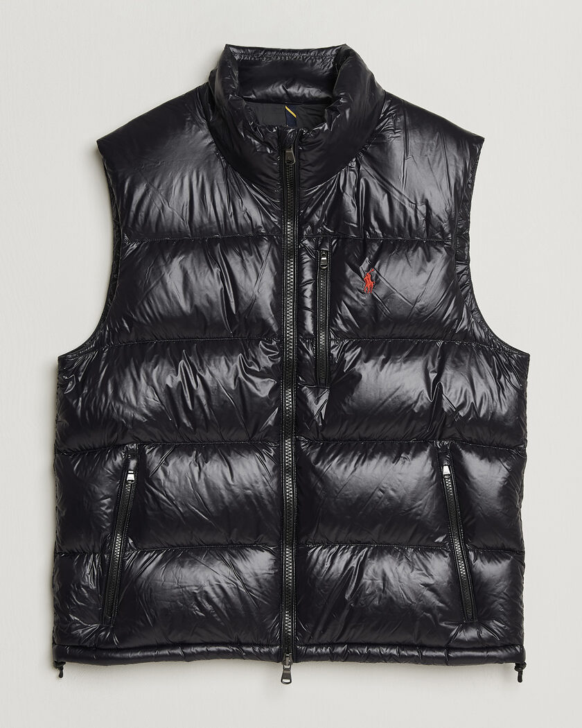 Polo Ralph Lauren Gorham Down Vest Polo Black Glossy – Svart