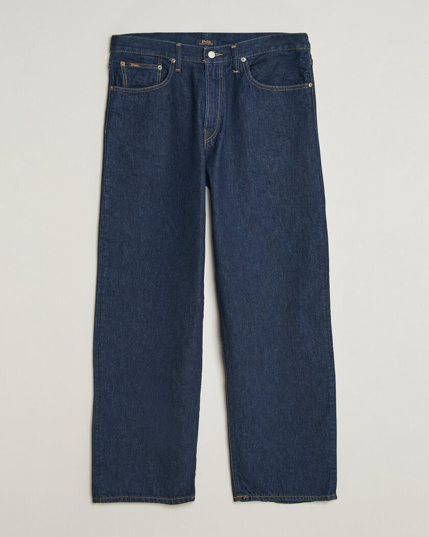 Polo Ralph Lauren Relaxed Fit Ridgid Denim Jeans Beekman – Blå