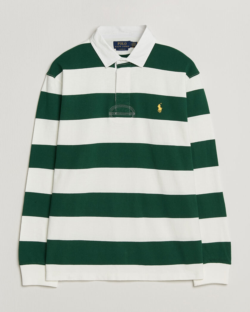 Polo Ralph Lauren Striped Jersey Rugger Cream/Forest – Flerfarget