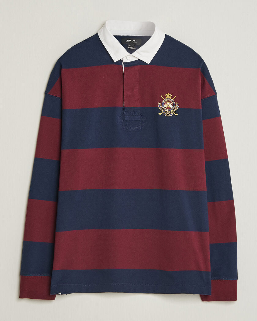 RLX Ralph Lauren Polo Ralph Lauren Rugby Long Sleeve Jersey Polo Classic Wine/Navy – Flerfarget