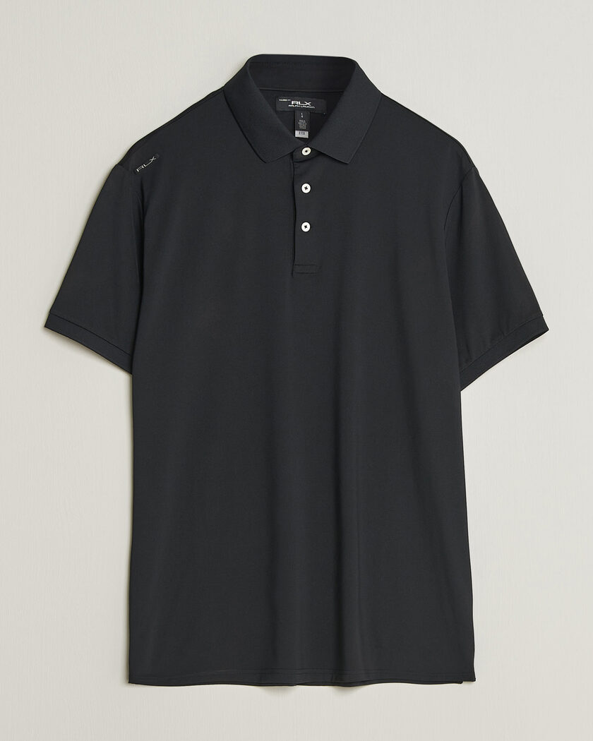 Polo Ralph Lauren Airflow Polo Polo Black – Svart