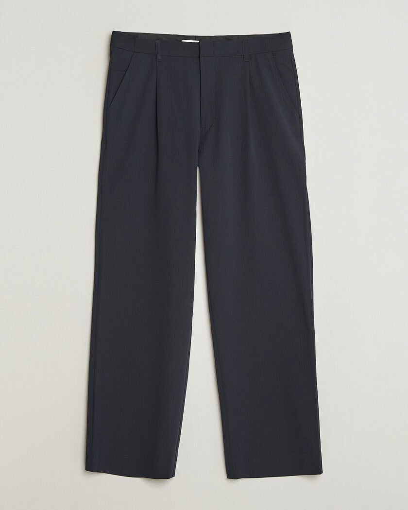 Samsøe Samsøe Valentin Pleated Trousers Salute Navy – Blå