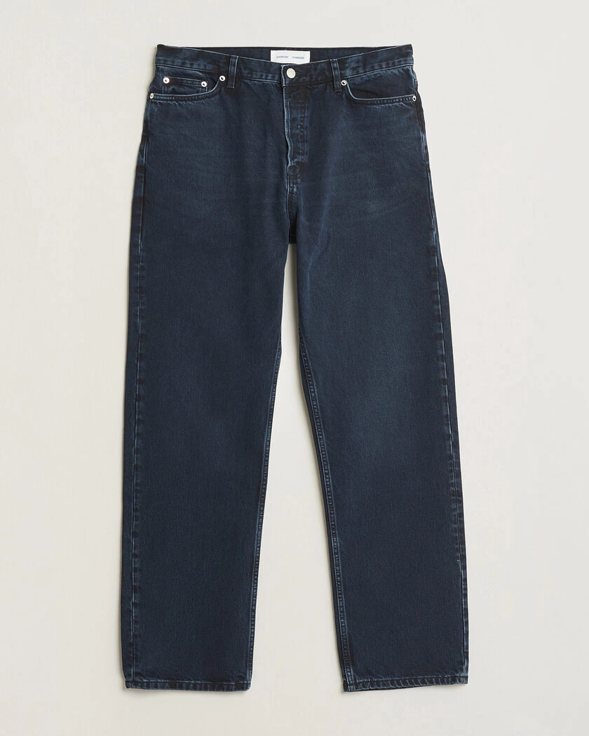Samsøe Samsøe Eddie Regular Fit Jeans Night Sky – Blå