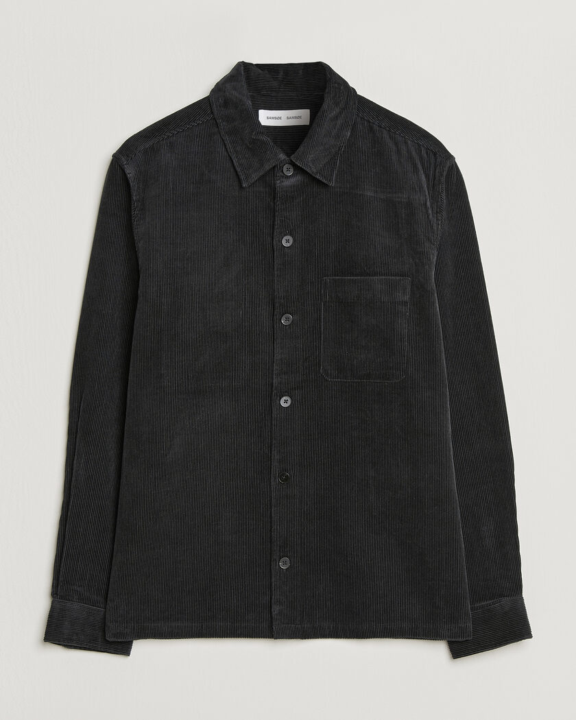 Samsøe Samsøe Damon Corduroy Overshirt Black – Svart