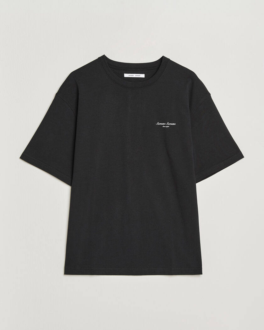 Samsøe Samsøe Uni Printed Crew Neck T-Shirt Black Building – Svart