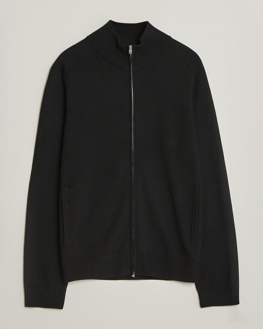 Tiger of Sweden Cassian Wool Full Zip Black – Svart