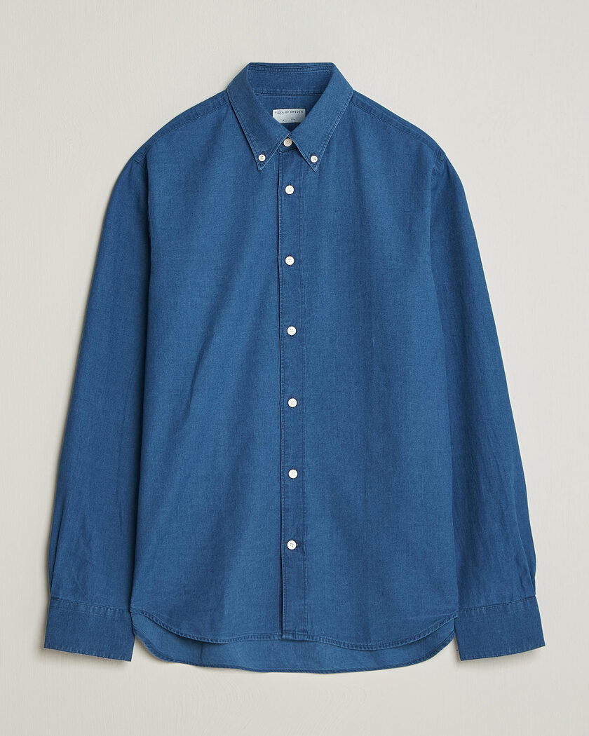 Tiger of Sweden Bjorn Denim Shirt Blue – Blå