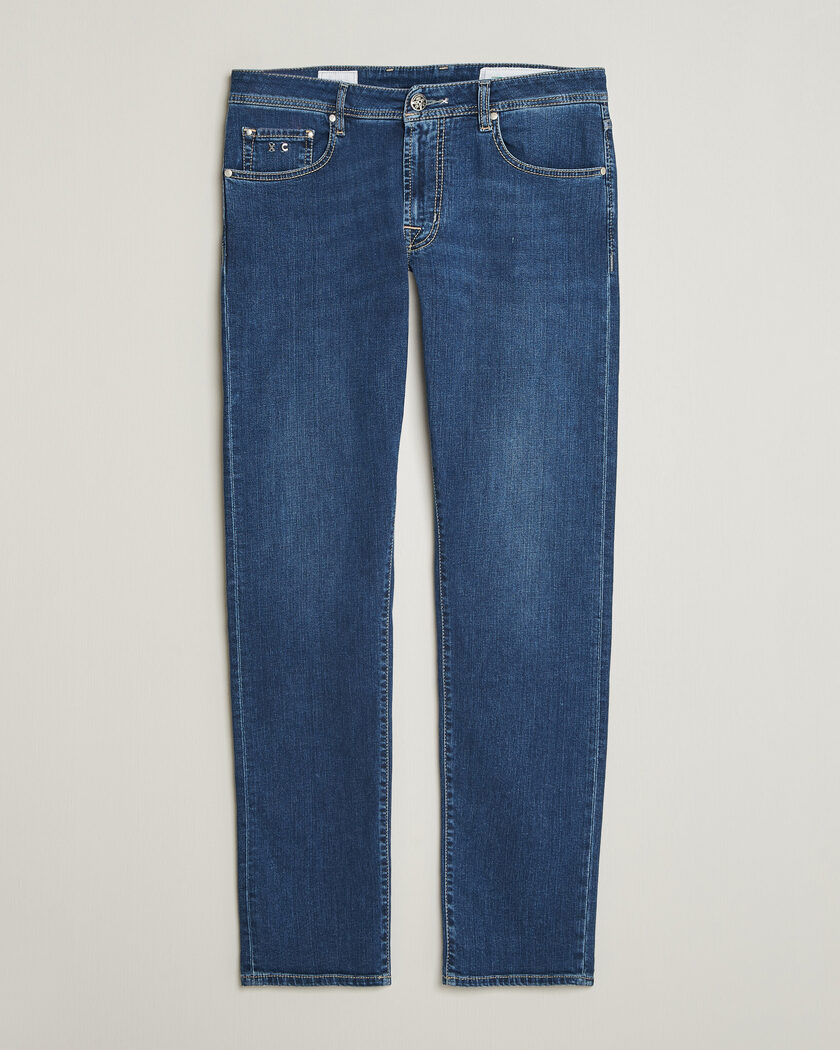 Tramarossa Michelangelo Stretch Jeans Mid Blue – Blå