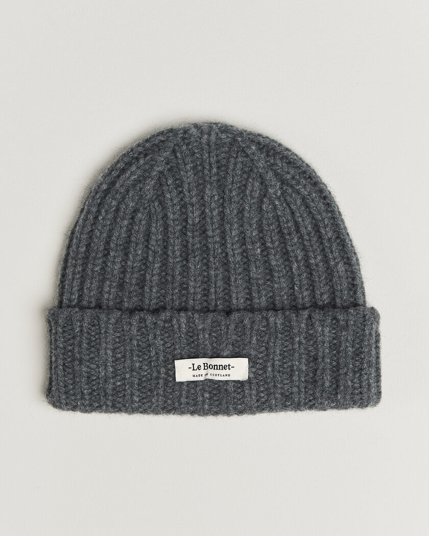 Le Bonnet Le Grand Logo Slate Grey – Grå
