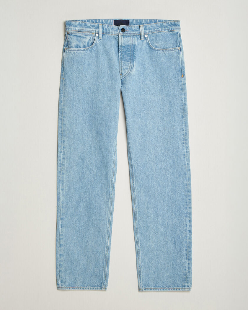 Stone Island Regular Straight Fit Indigo Jeans Blue Light Wash – Blå
