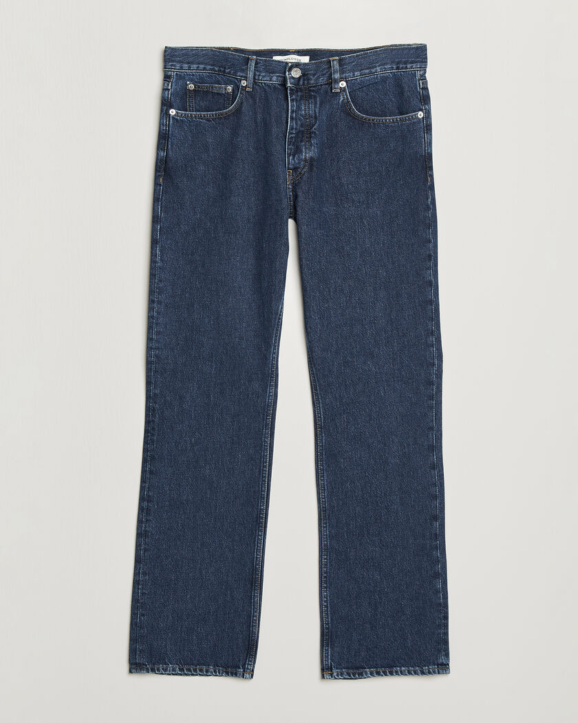 Sunflower Low Straight Jeans Blue Wash – Blå