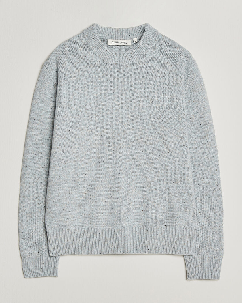 Sunflower Moon Donegal Sweater Light Blue – Blå