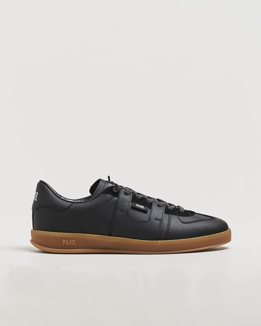 P448 Monza Leather/Suede Sneaker Black – Svart