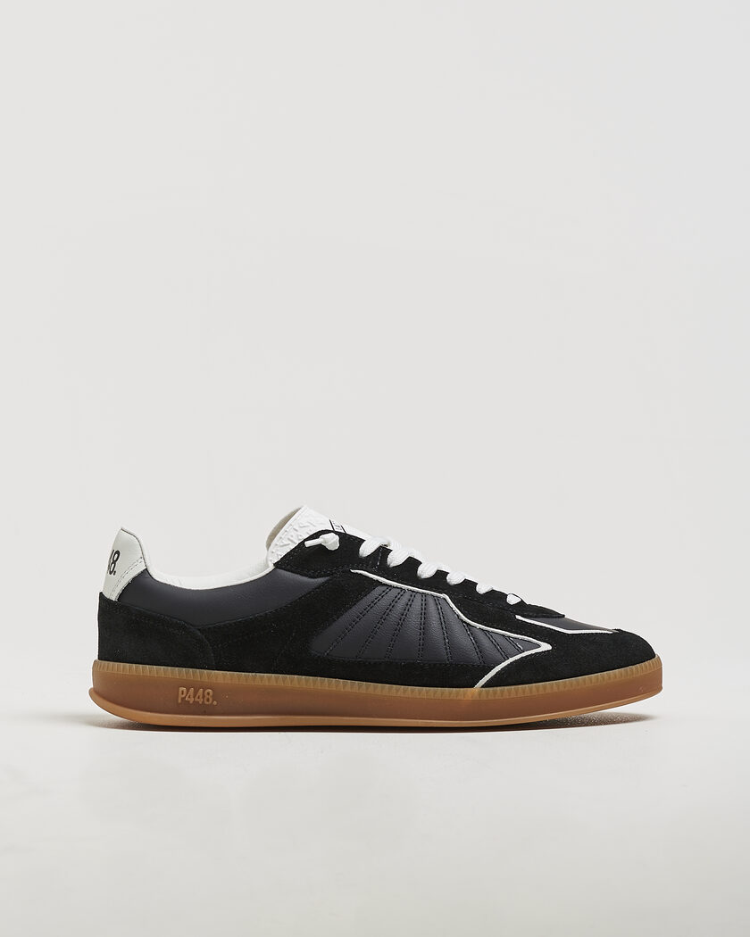 P448 Marte Leather/Suede Sneaker Black – Svart