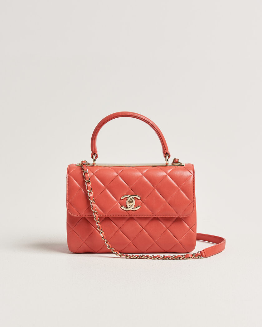 Chanel Pre-Owned Trendy CC Top Handle Bag Coral – Rosa