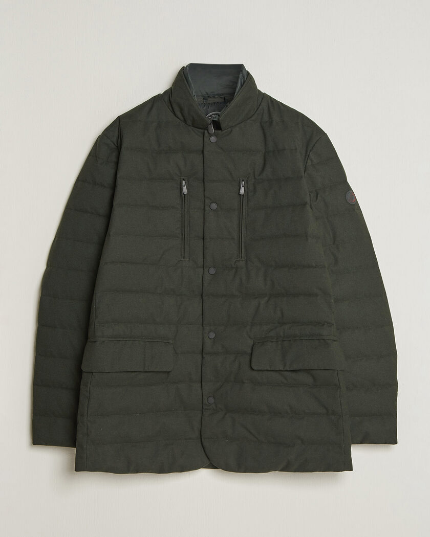 Save The Duck Felipe Padded Flannel Jacket Green Black – Grønn