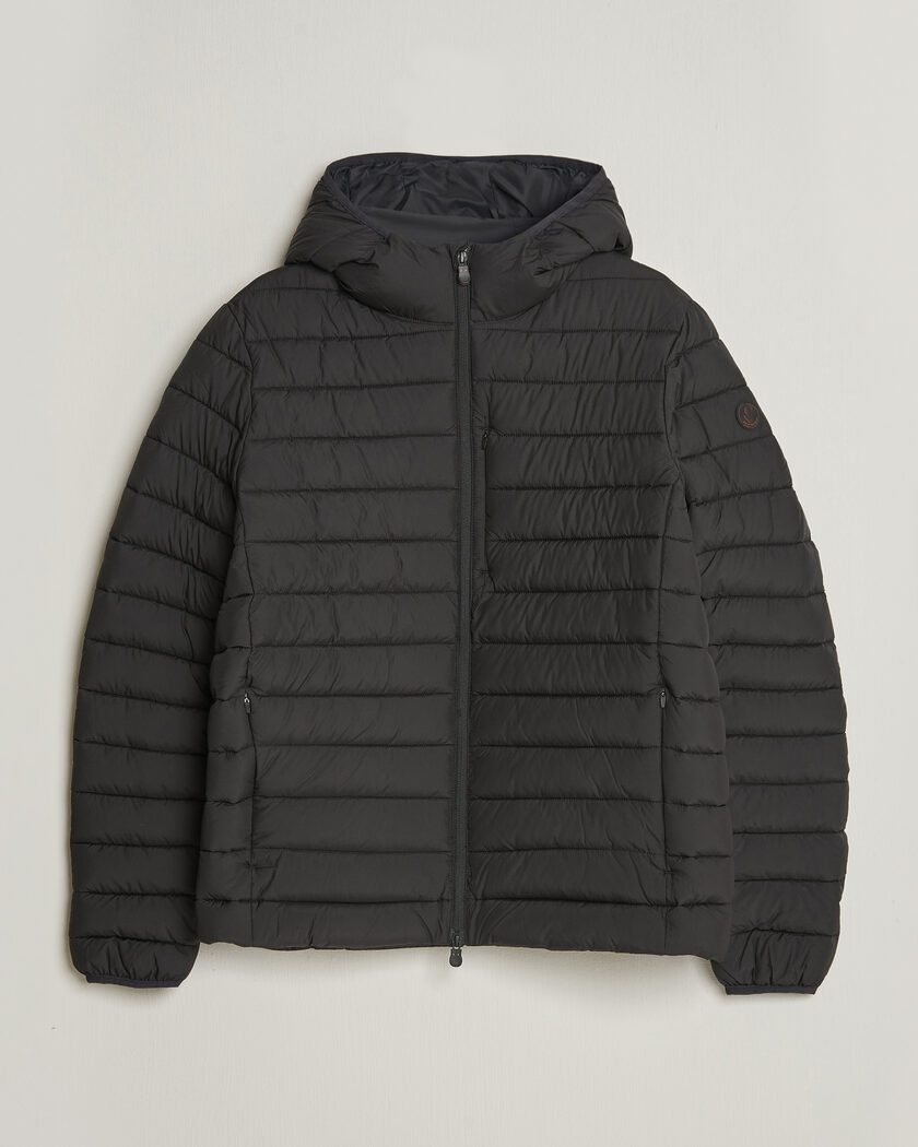 Save The Duck Juncus Matt Lightweight Hood Jacket Black – Svart