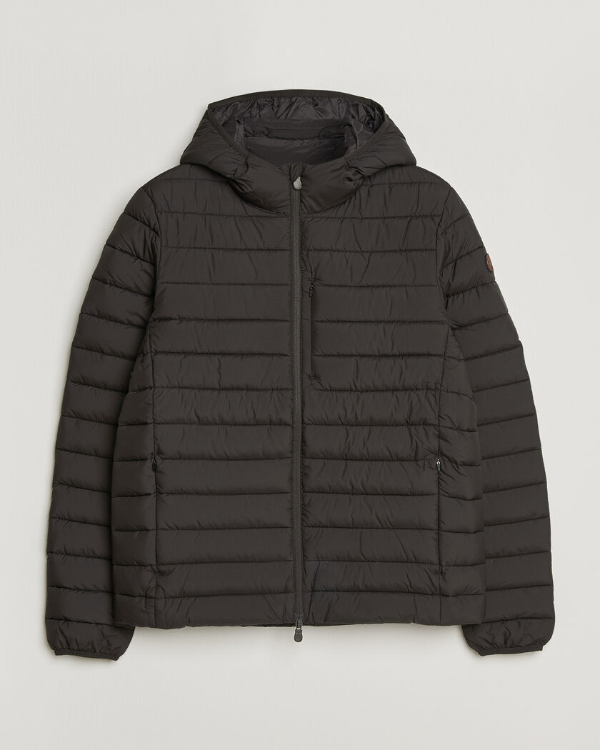 Save The Duck Juncus Matt Lightweight Hood Jacket Brown Black – Brun