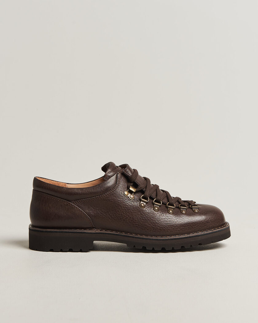 Fracap M121 Low Grain Leather Boot Dark Brown – Brun