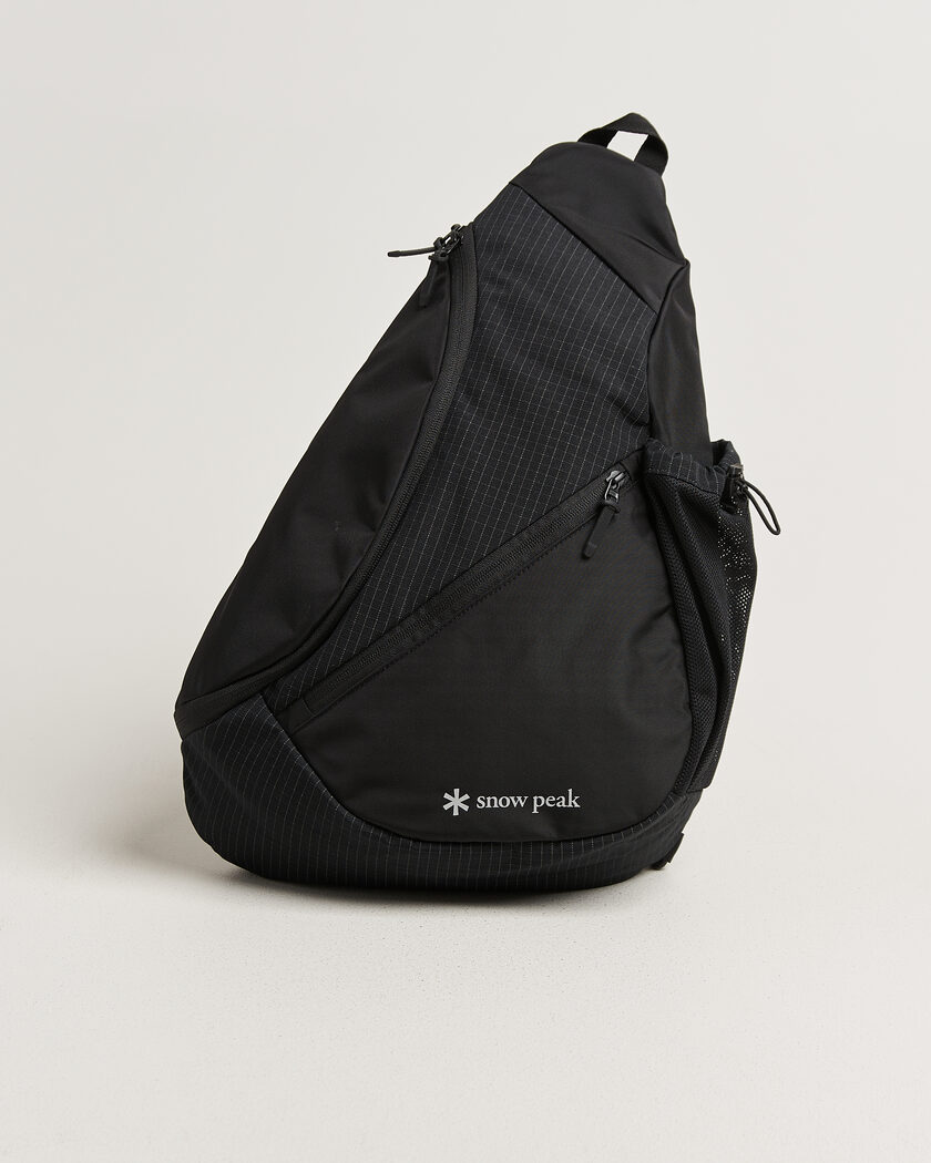 Snow Peak Grid Sling Bag Black – Svart