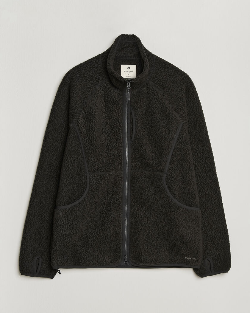 Snow Peak Thermal Boa Fleece Jacket Black – Svart