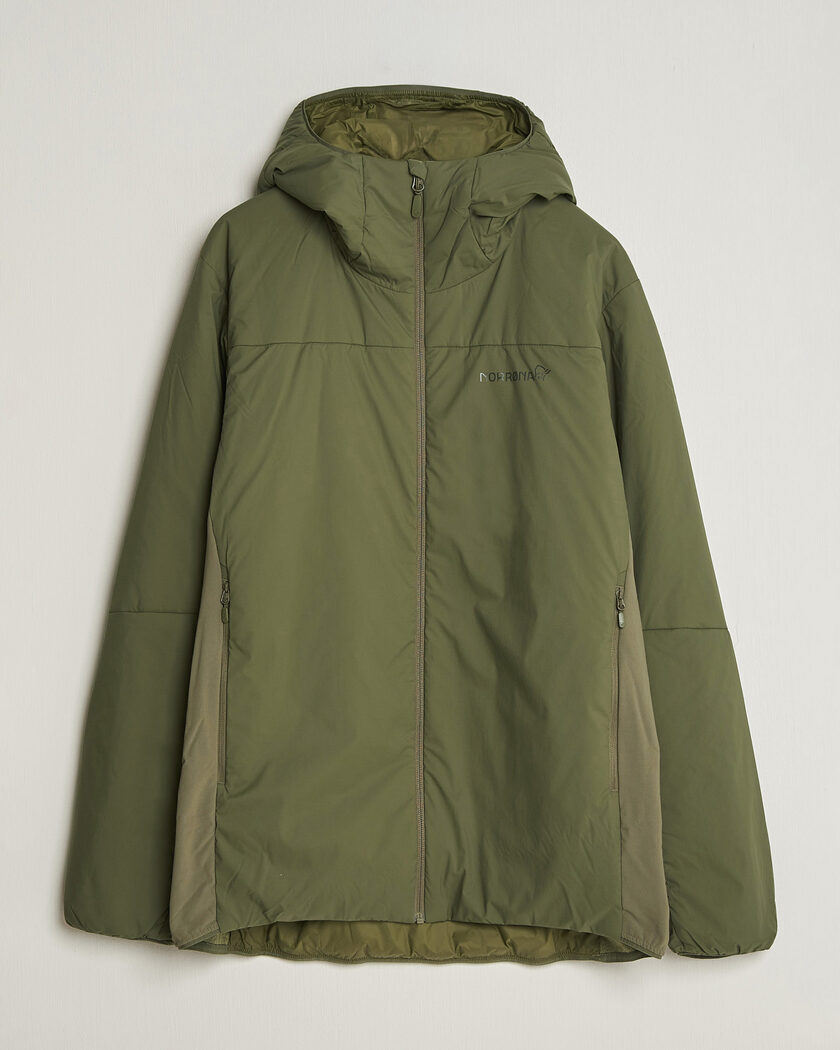 Norrøna Femund Thermo Zip Hood Olive Night – Grønn