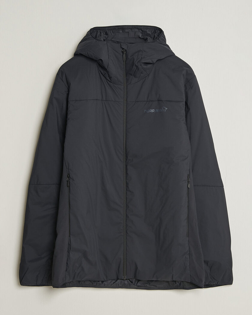 Norrøna Femund Thermo Zip Hood Caviar Black – Svart