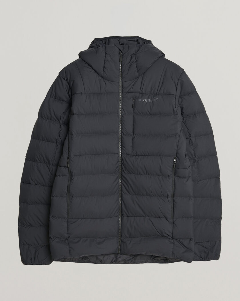 Norrøna Femund Down 700 Zip Hood Caviar Black – Svart