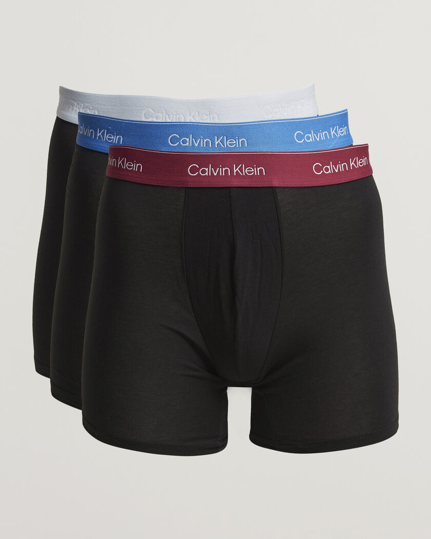 Calvin Klein 3-Pack Icon Cotton Stretch Boxer Brief Black – Svart