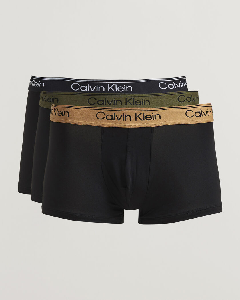 Calvin Klein 3-Pack Micro Stretch Trunk Black – Svart