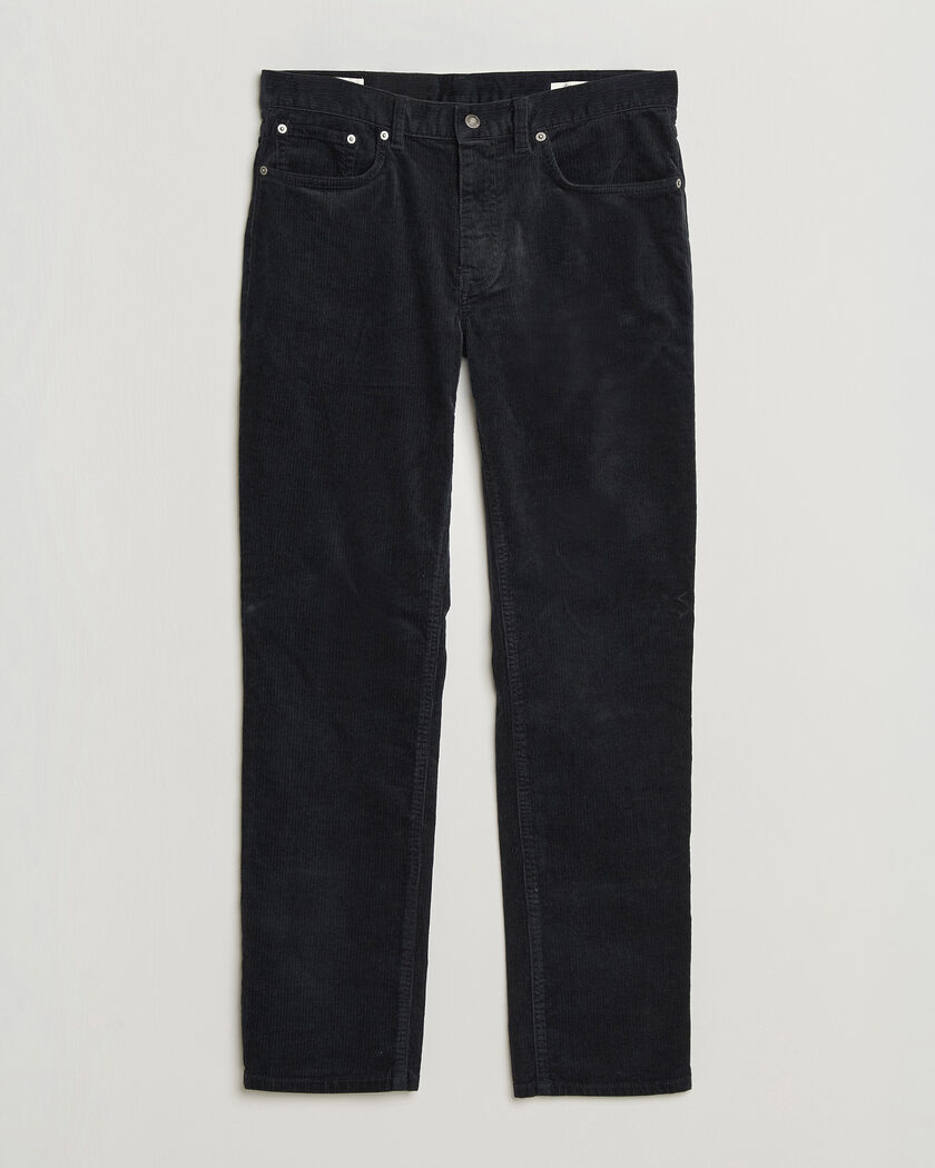 Gant Regular Fit Corduroy 5-Pocket Pants Black – Svart