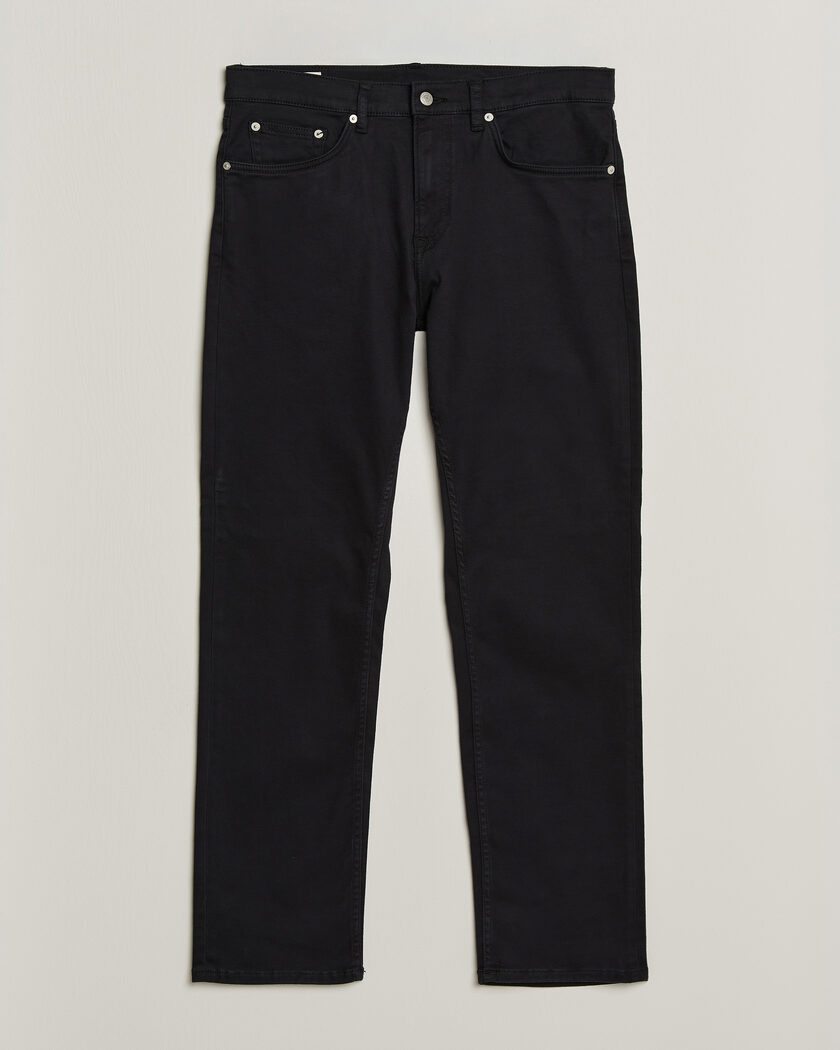 Gant Regular Fit Moleskin 5-Pocket Pants Black – Svart