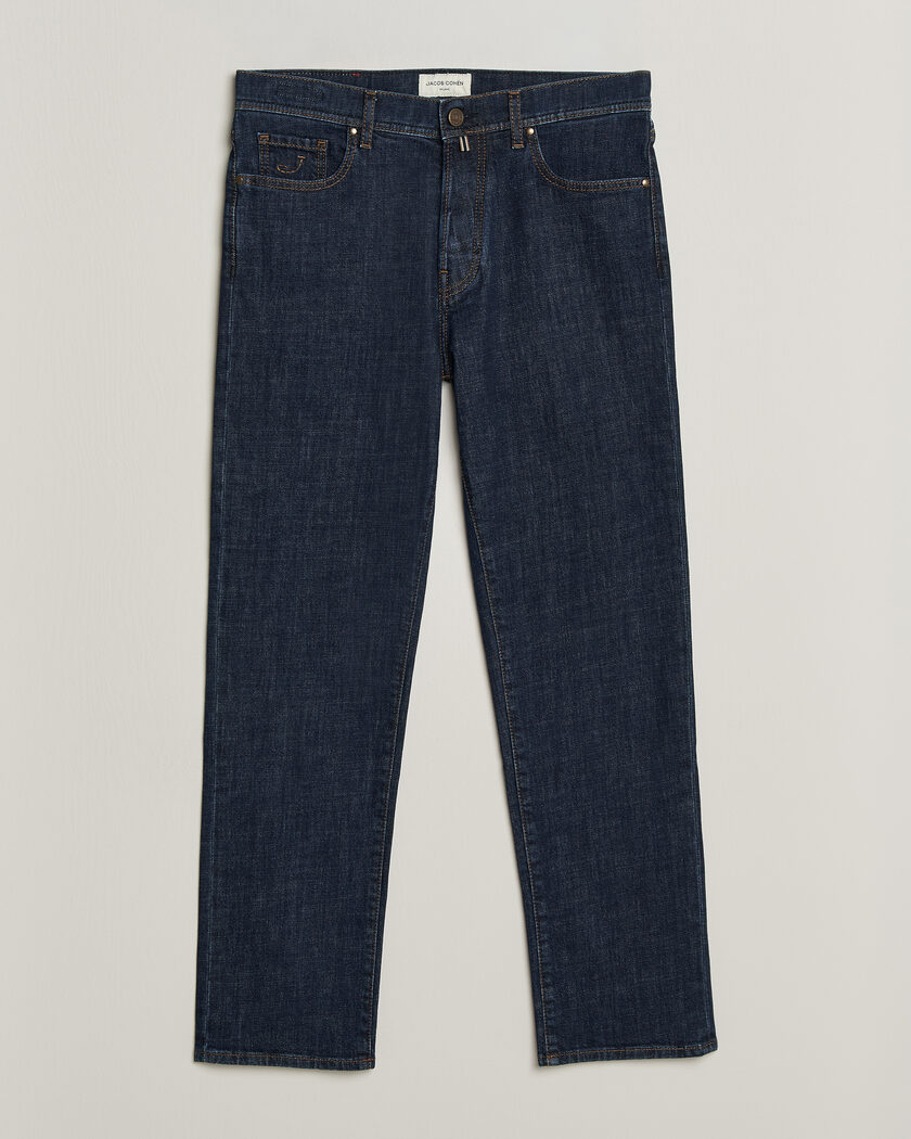 Jacob Cohën Edos Regular Straight Fit Jeans Dark Blue – Blå