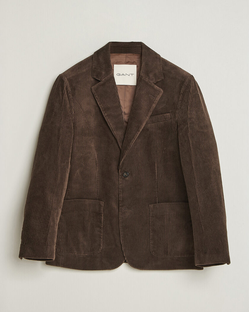 Gant Corduroy Blazer Black Brown – Brun