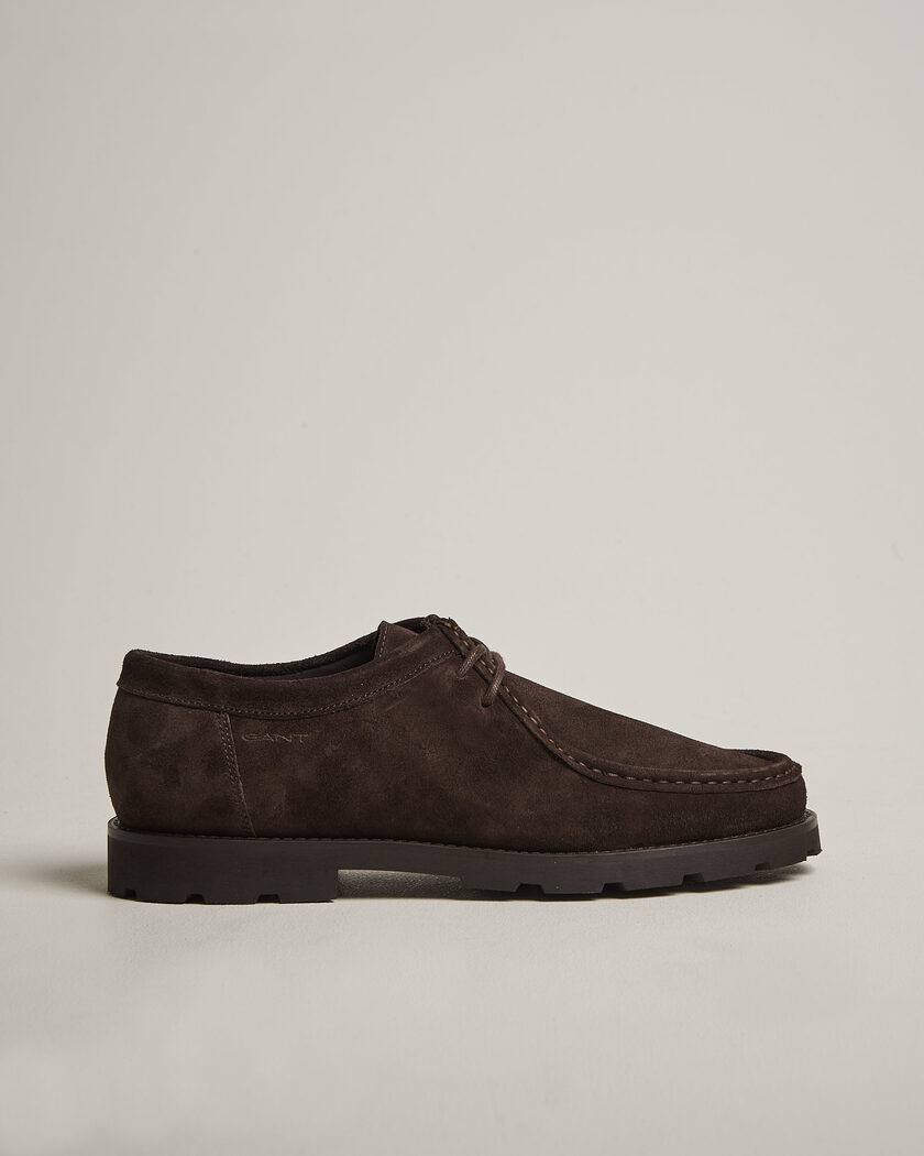 Gant Tratton Suede Derby Espresso Brown – Brun