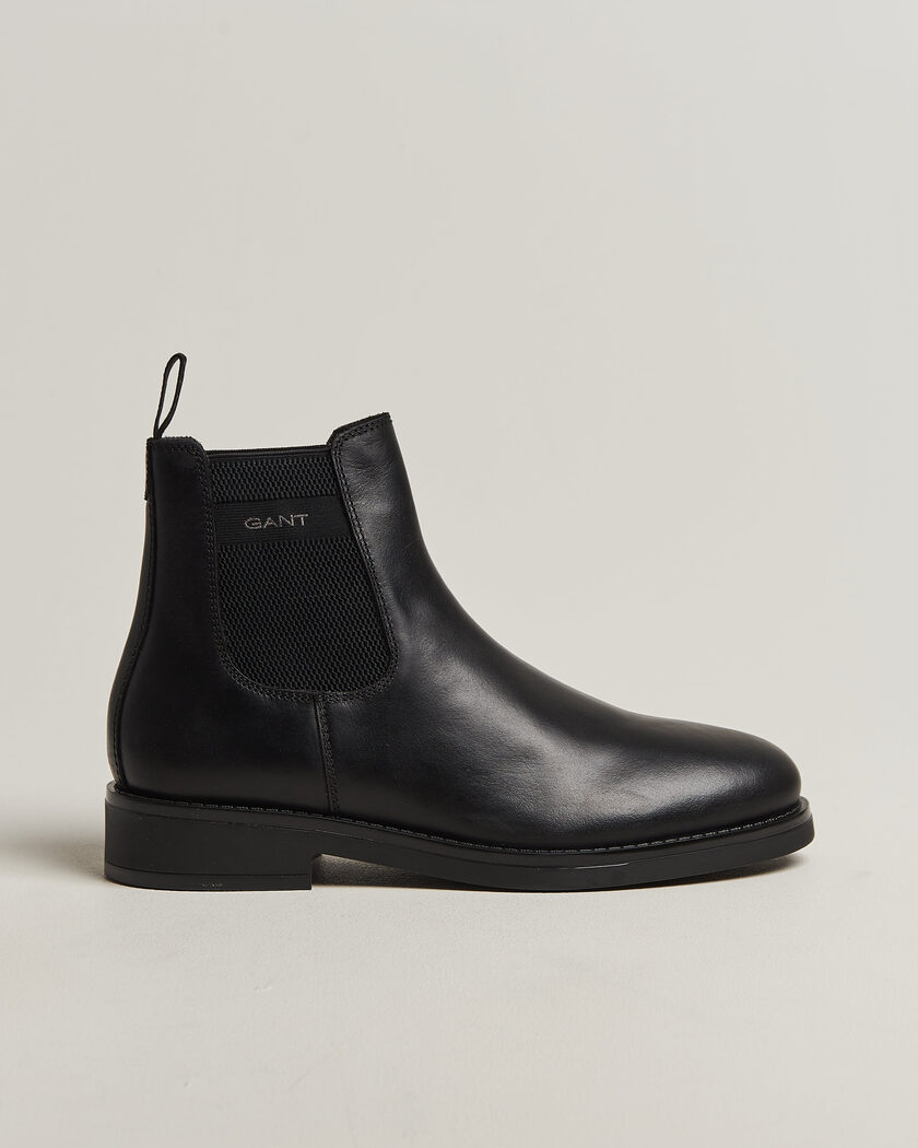 Gant Prepdale Leather Chelsea Boot Black – Svart
