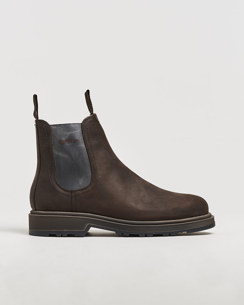 Gant Blisdor Nubuck Chelsea Boot Dark Brown – Brun