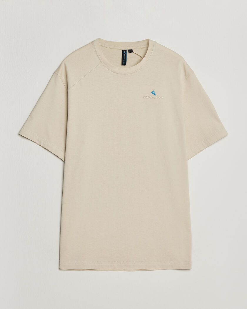 Klättermusen Root Logo T-Shirt Clay – Hvit