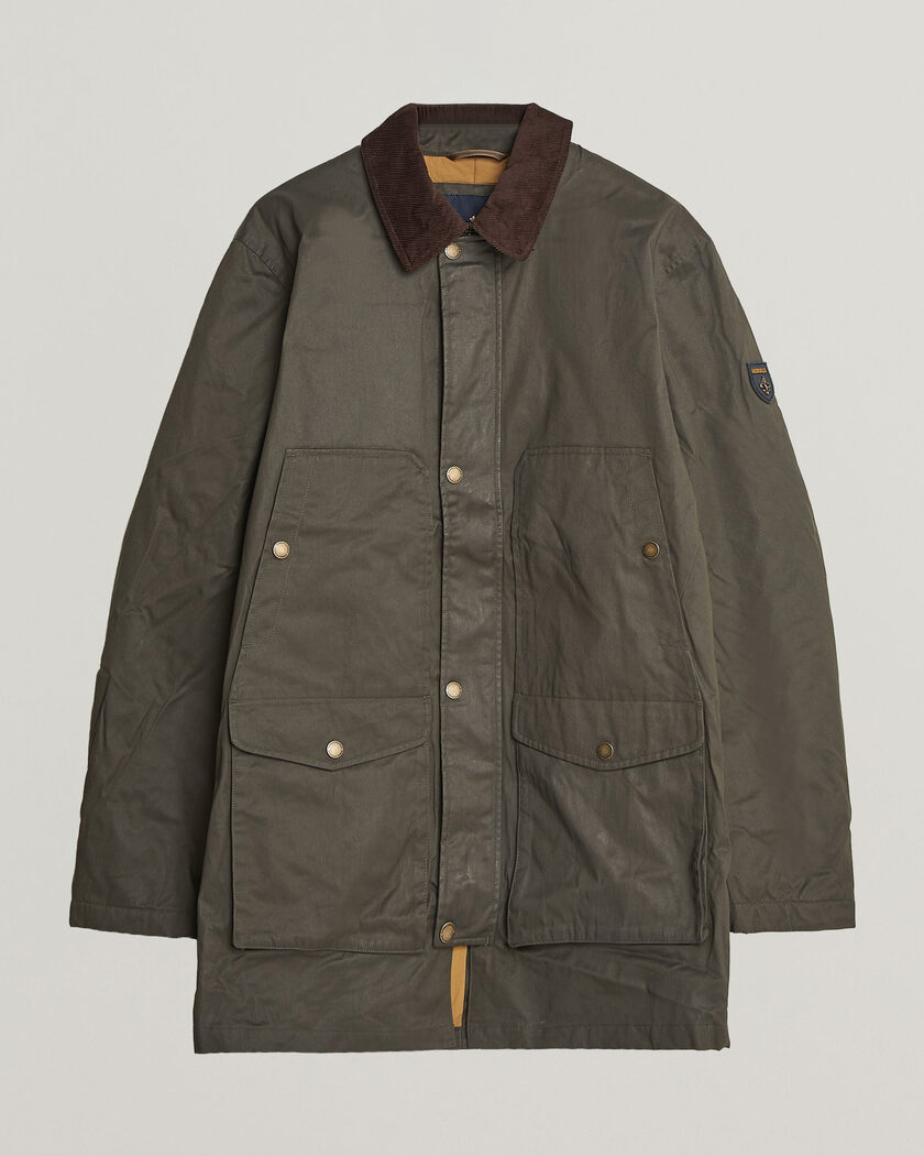 Morris Mac Vax Jacket Olive – Grønn