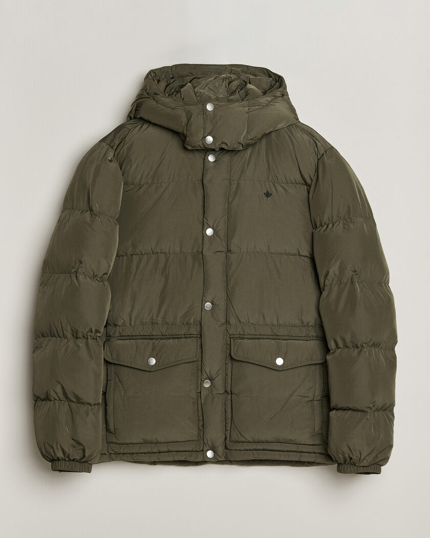 Morris Lennox Puffer Jacket Olive – Grønn
