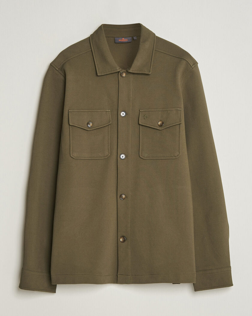 Morris Andrew Jersey Overshirt Olive – Grønn