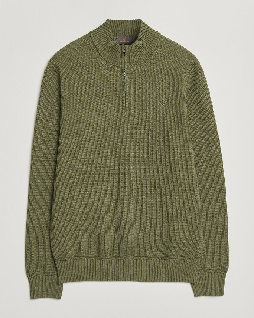Morris Colin Half Zip Olive – Grønn