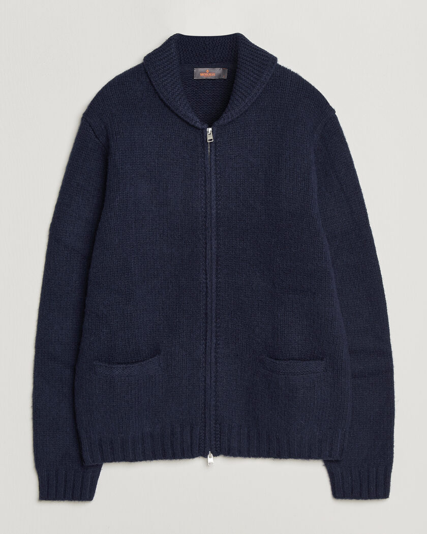 Morris Boyd Zip Cardigan Navy – Blå
