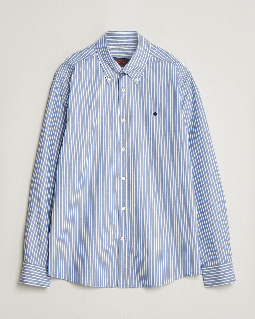 Morris Fine Oxford Shirt Blue – Blå