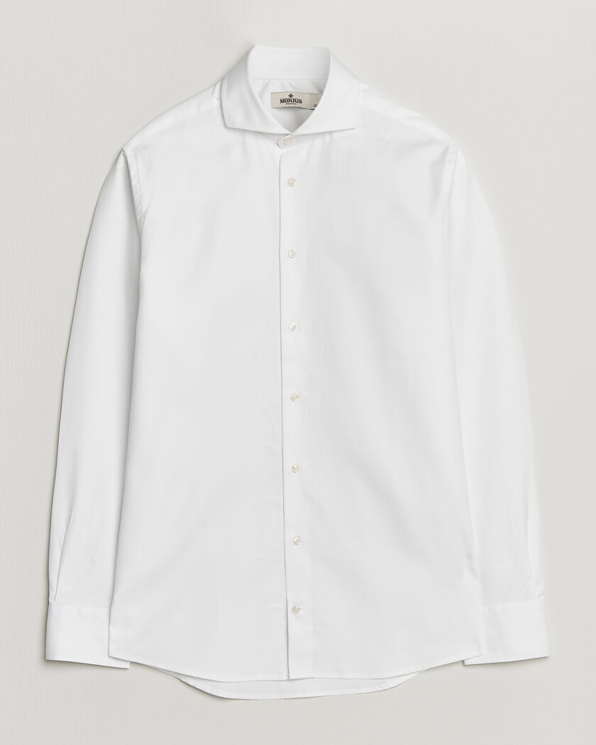 Morris Twill Shirt White – Hvit