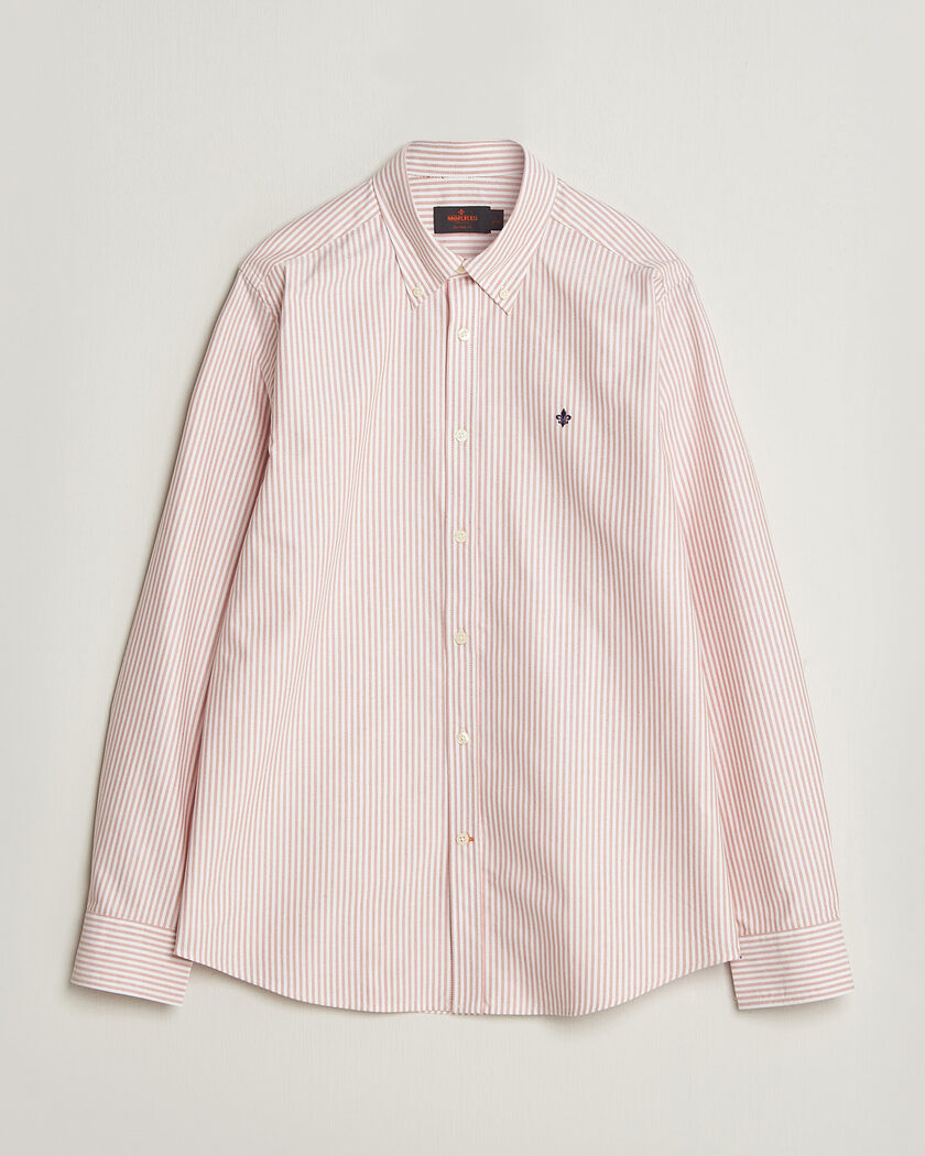Morris Douglas Oxford Stripe Shirt Orange – Oransje