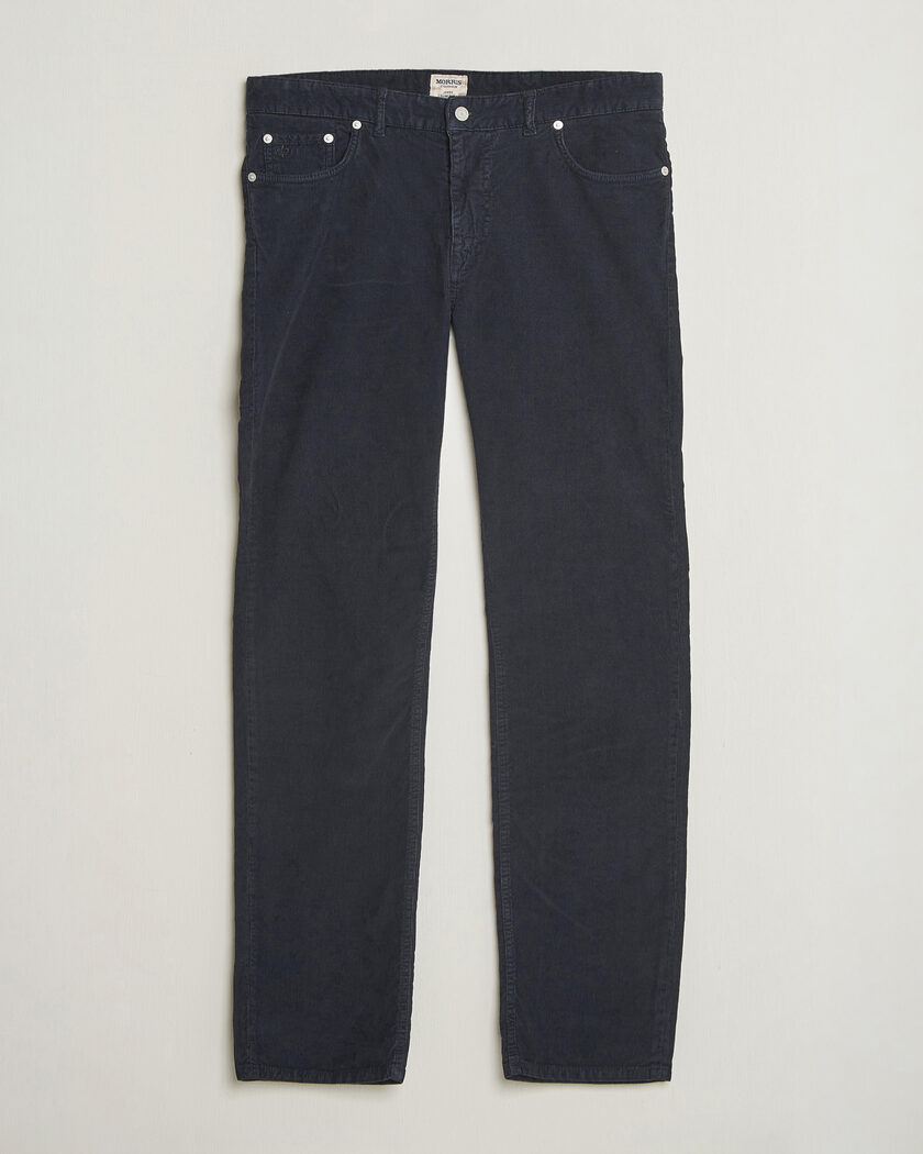 Morris James Cord 5-Pocket Pants Navy – Blå