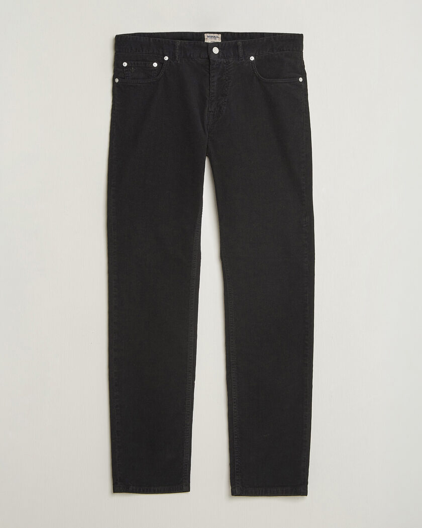 Morris James Cord 5-Pocket Pants Black – Svart